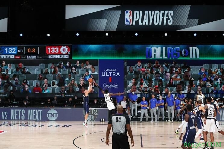 去年今日：东契奇首轮G4轰43+17+13 加时赛压哨三分绝杀快船