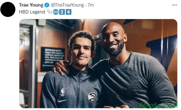 追忆曼巴!NBA球星&名宿等祝科比-布莱恩特生日快乐汇总