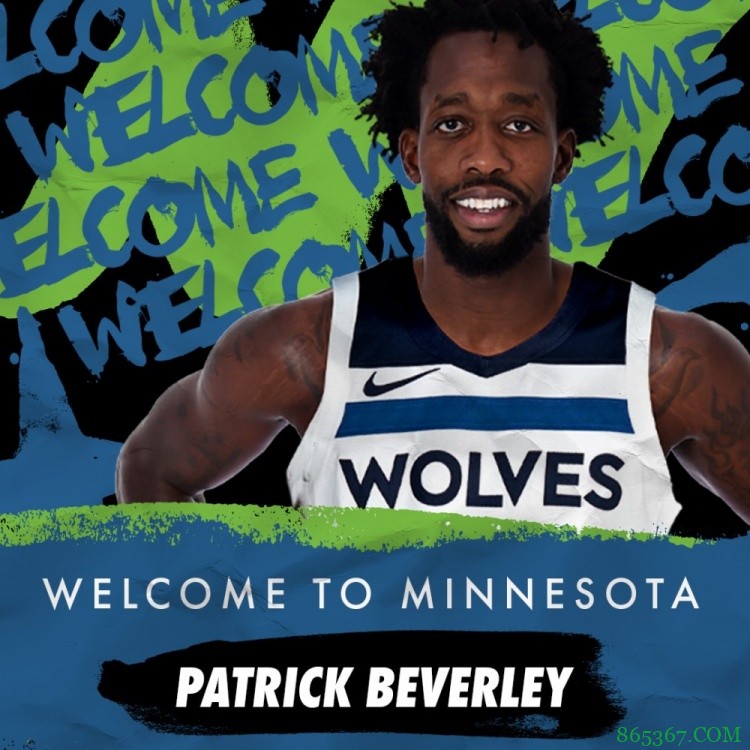 森林狼官方:贝弗利正式加入球队