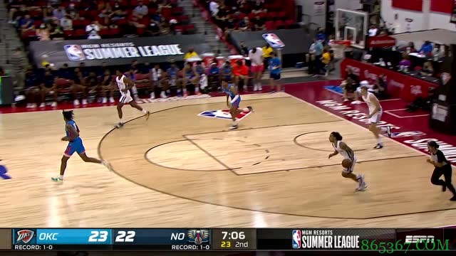 ?夏联-马绍尔18+11 曼恩12+6+7 鹈鹕力克雷霆迎连胜