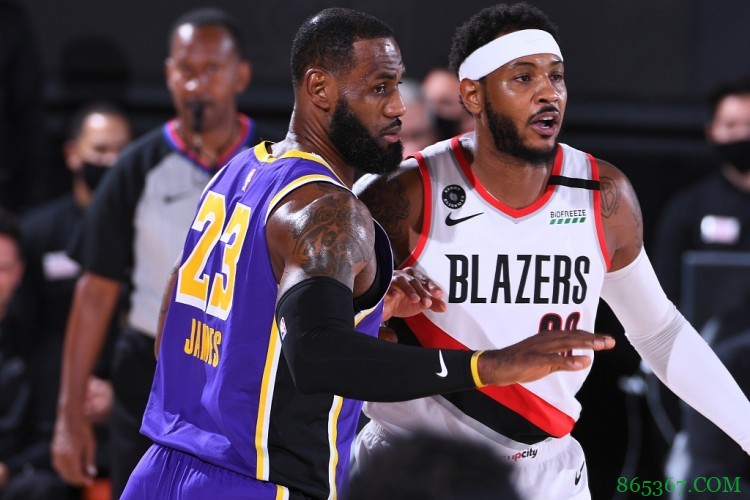 现役得分榜前五：三个在湖人 两个在篮网