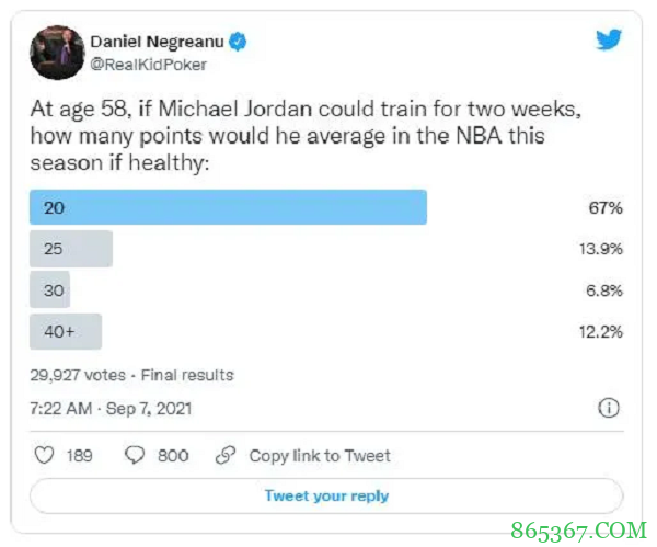 丹牛试图用乔丹的例子来表明自己仍然“坚挺”!