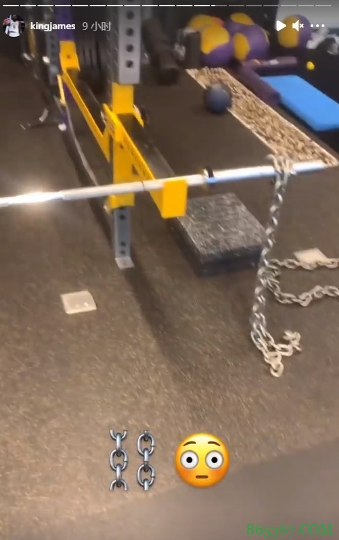 今天起晚了?詹姆斯早晨6:20更新社媒准备训练