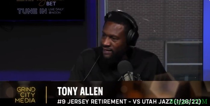 托尼-阿伦:球衣能被退役是一个巨大的荣耀 我的梦想成真了!