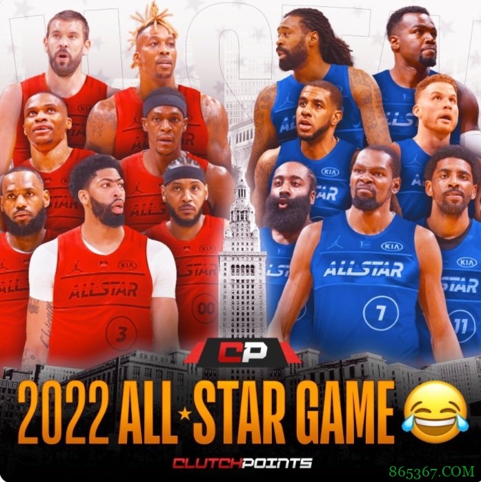 星球大战？美媒晒湖人篮网合成照并配文：2022NBA全明星?