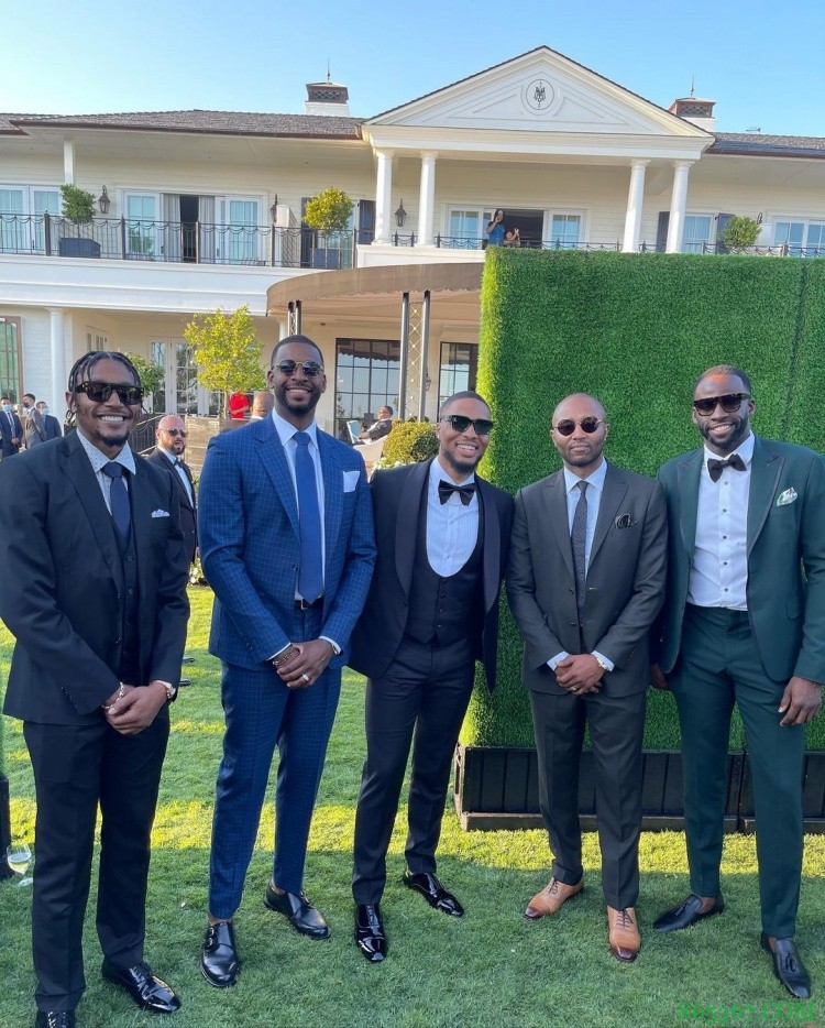 比尔向利拉德祝贺:恭喜两位新人!很棒的婚礼!