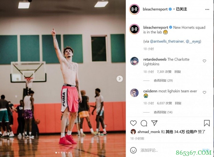 备战新赛季！美媒晒出黄蜂队休赛期训练照片