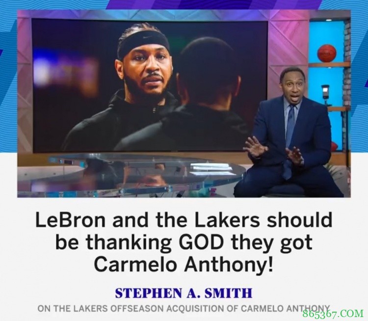 A-史密斯:湖人应感谢上帝他们得到了安东尼 他油箱里还有很多油