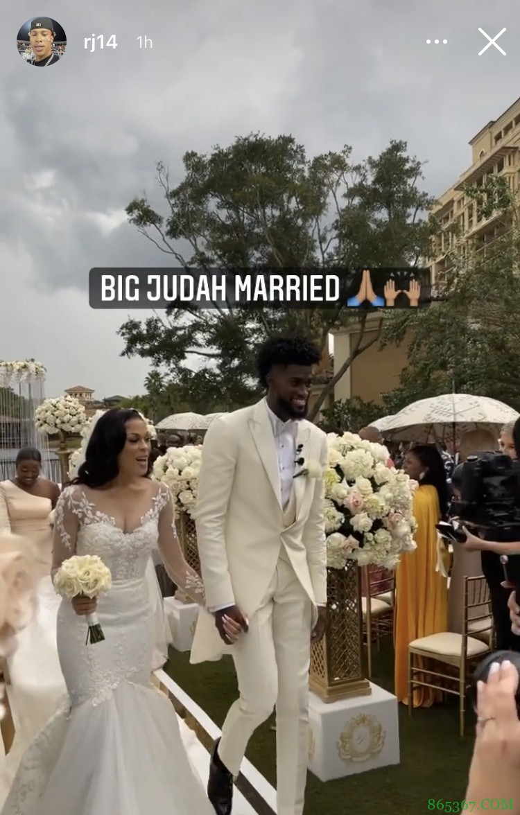 这么巧？魔术球员艾萨克举办婚礼 萨格斯等四名球员出席送上祝福