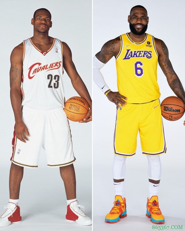 有啥变化?ESPN晒巨星定妆照今夕对比:詹杜库字登在列!