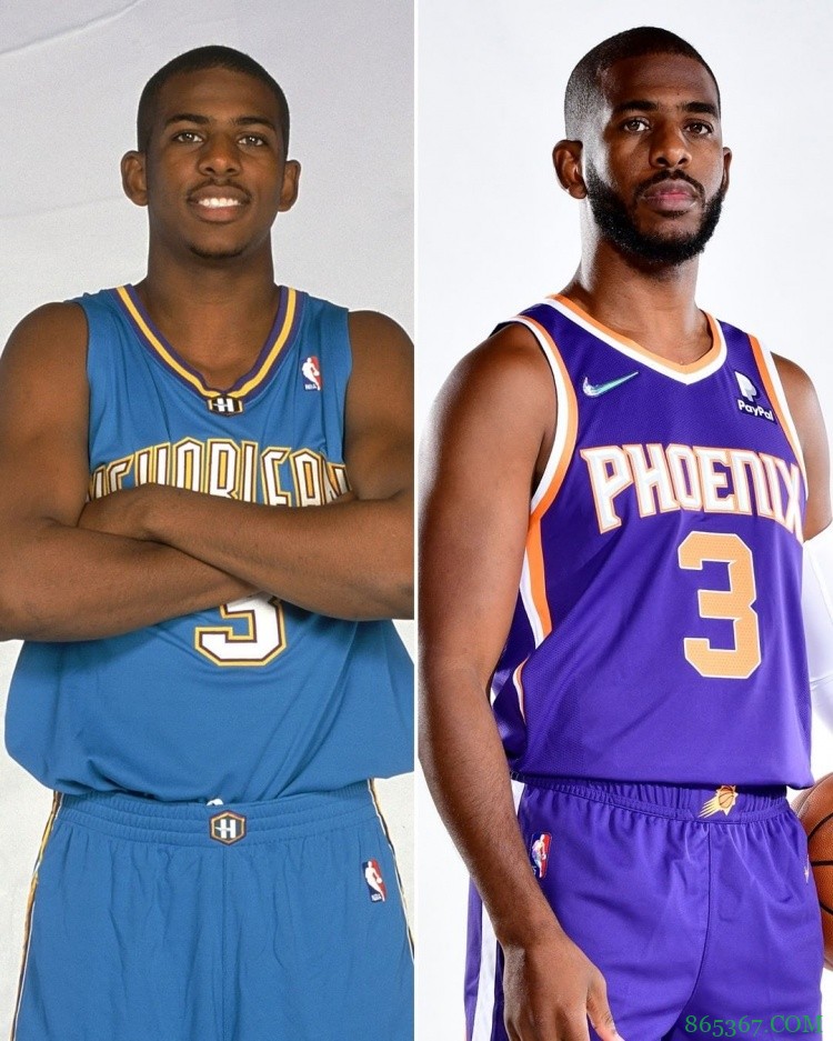 有啥变化?ESPN晒巨星定妆照今夕对比:詹杜库字登在列!