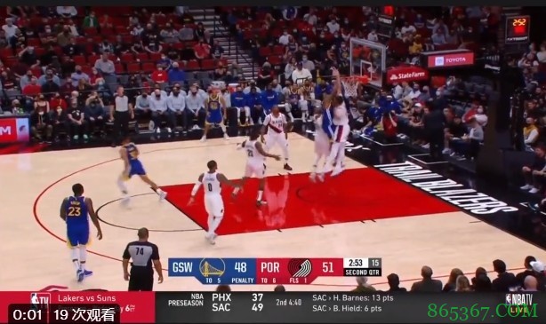 出点汗!维金斯空切接库里妙传隔扣努尔基奇!