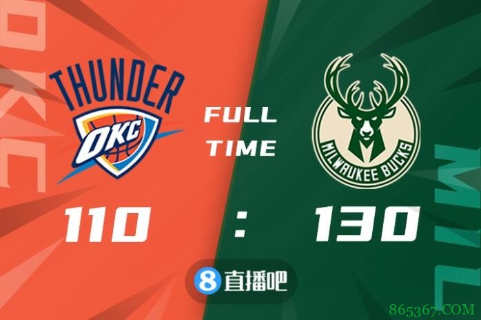 ?季前赛-字母哥8+9+6 多特19分 雄鹿8人上双大胜雷霆