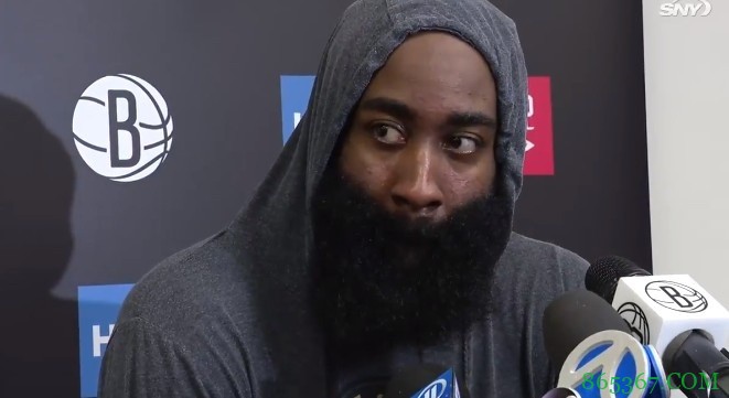 球队昨日就欧文发表声明后有和他聊过吗?哈登:没有