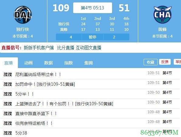这不巧了吗？黄蜂一度落后独行侠58分