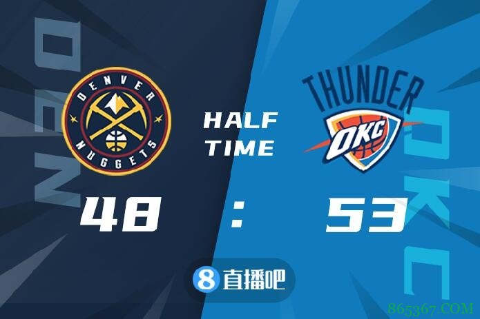 ?季前赛-贝兹利16+8 约基奇22+12 雷霆送掘金4连败