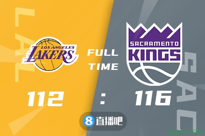 ?季前赛-福克斯21+5 詹姆斯30+6+6 国王送湖人6连败