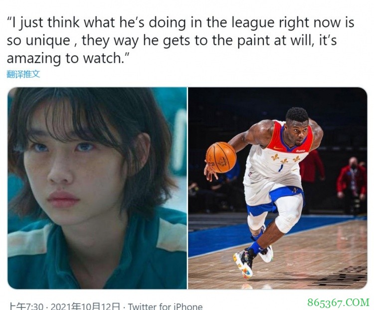 第二个赛季就全明星先发!锡安的上限究竟有多高?