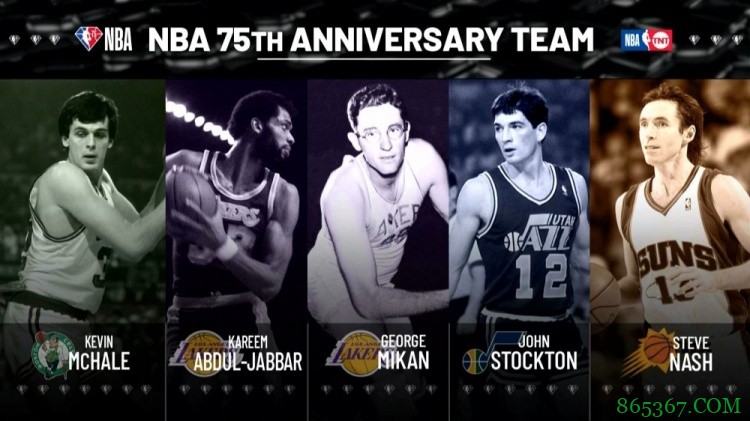 NBA官方75大球星首批25人:字母哥、杜兰特、哈登、纳什在列