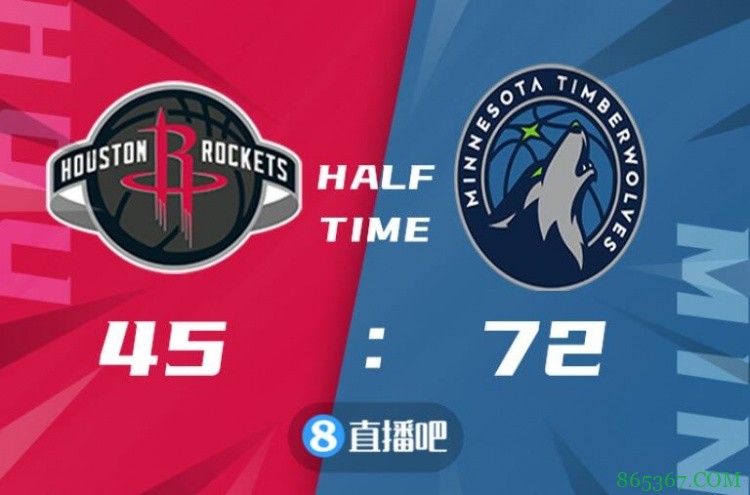 ?唐斯30+10 爱德华兹29+6 格林首秀9分 森林狼大胜火箭