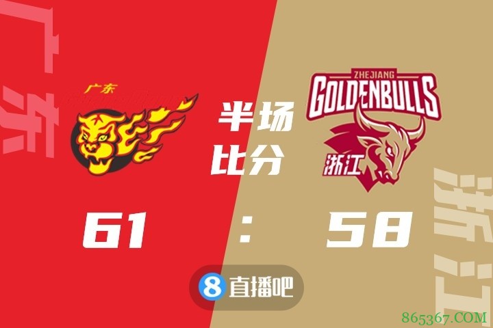 ?任骏飞20+9 朱旭航31分&8三分 广东8人上双力克浙江迎3连胜