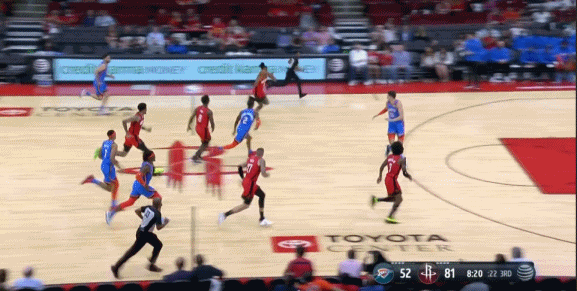 太太太可惜了！杰伦-格林超筐隔扣 被对手结实打脸拦下