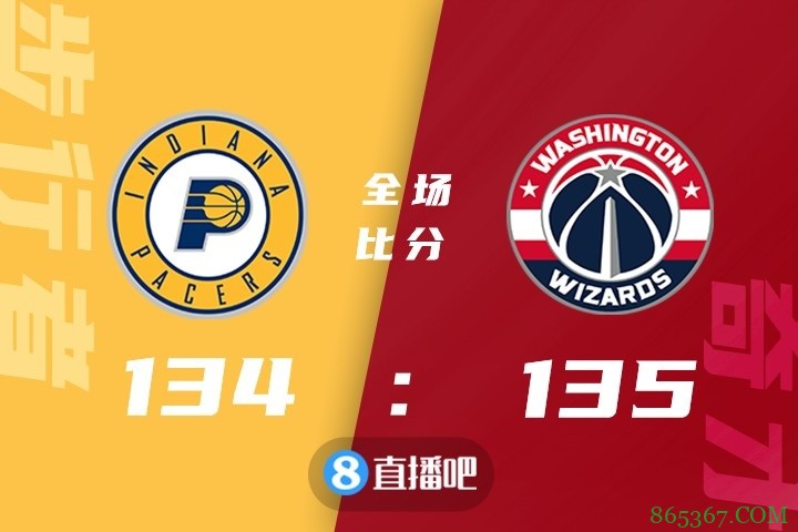 ?丁威迪34+9 库兹马26+11 特纳40+10 奇才加时险胜步行者