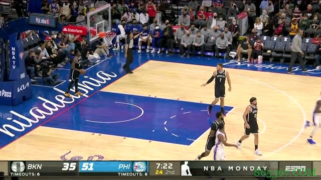 ?季前赛-恩比德8分钟砍14分 杜兰特23+7 76人轻取篮网