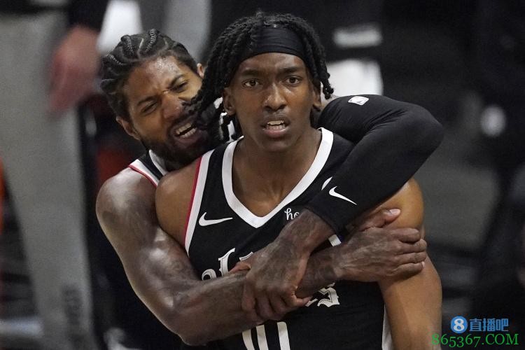 船记:上季乔治与曼恩同时在场 净效率常规赛+8.8&季后赛+15