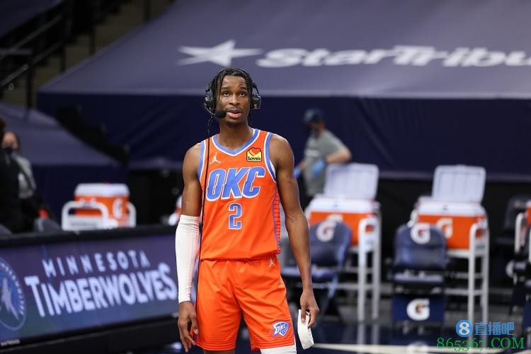 本赛季联盟平均年龄最小的前五球队:雷霆居首 森林狼次席