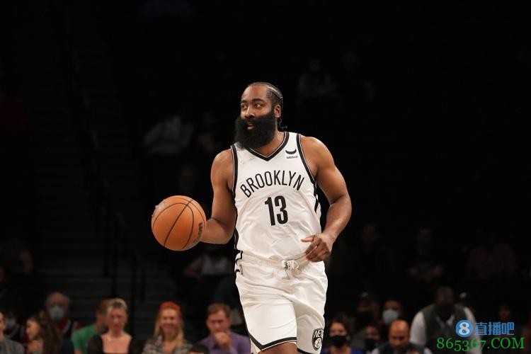 手感不够组织来凑！哈登7投2中贡献6分3篮板14助攻