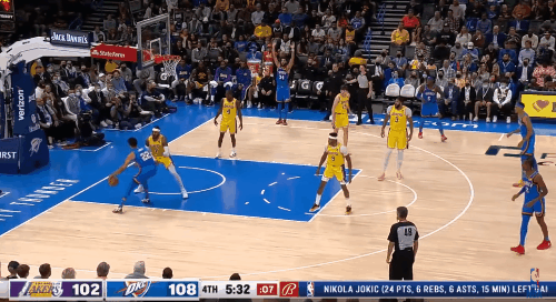 雷霆26分大逆转!湖人队是有多差?