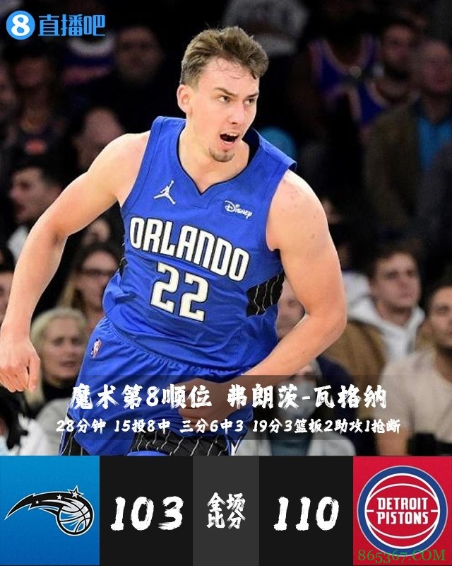 【今日菜鸟观察】状元康宁汉姆首秀2分7板 四号秀巴恩斯20+两双