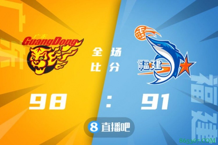 ?任骏飞37+5 苏伟14+14 陈林坚26分 广东送福建6连败