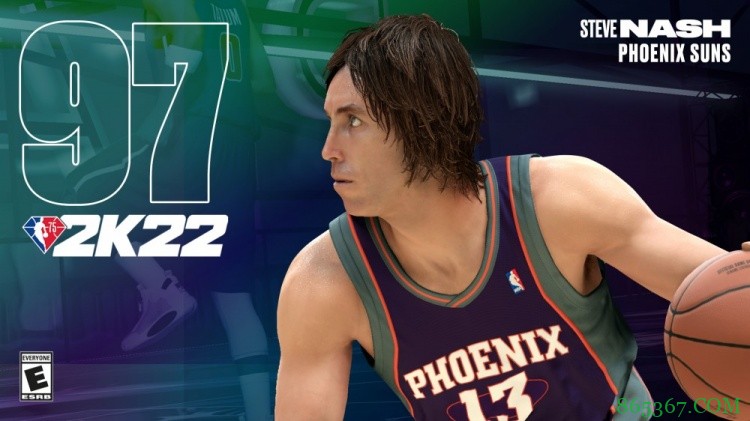 2K官方排75大球星能力值：仅乔詹魔勾4人99 科鲨佛98 KD库里97