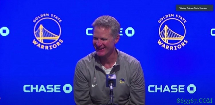 记者打趣:佩顿二世何时顶替库里首发?科尔:哈哈哈