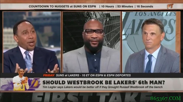 A-史密斯：威少应该打替补 但是这种可能比我练成水上漂还低