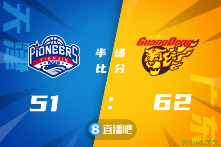 ?徐杰26分 任骏飞15+7 金鑫24分 广东7人上双送天津4连败