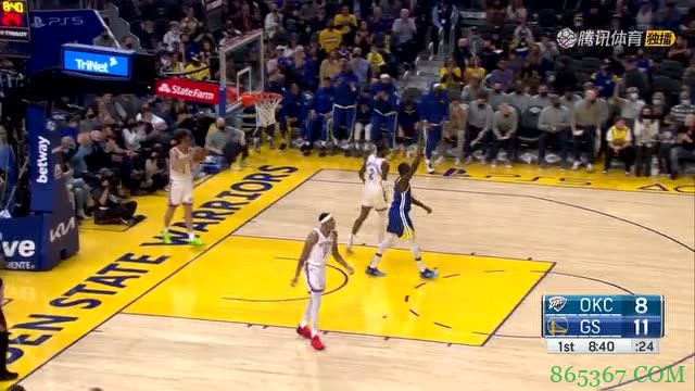 ?库里三节20分 格林14+11+8 勇士主场大胜雷霆