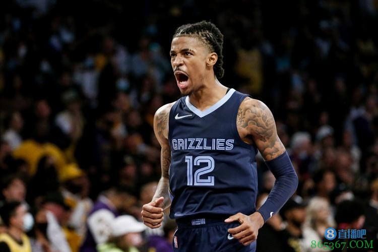 莫兰特开季三战场均得分35+ 历史第二年轻仅次于奥尼尔