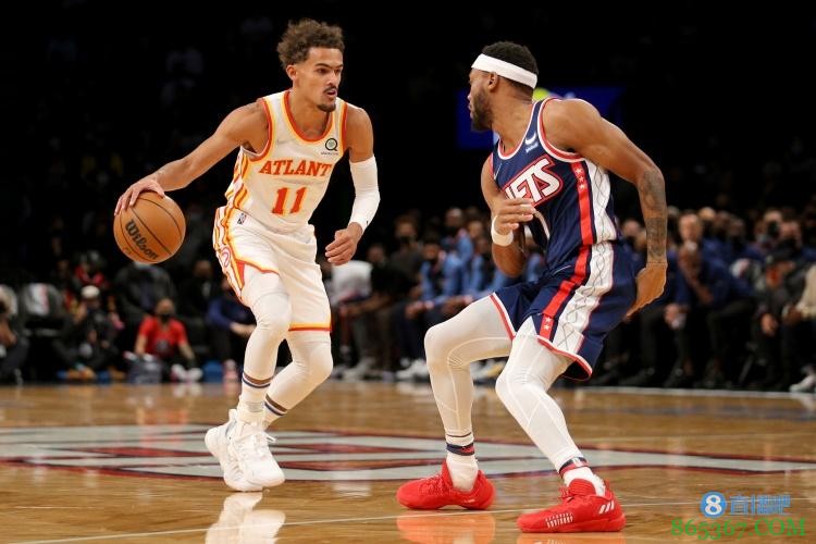 篮网VS老鹰述评:两瓶毒药!死神得分如饮水 放空哈登很无奈