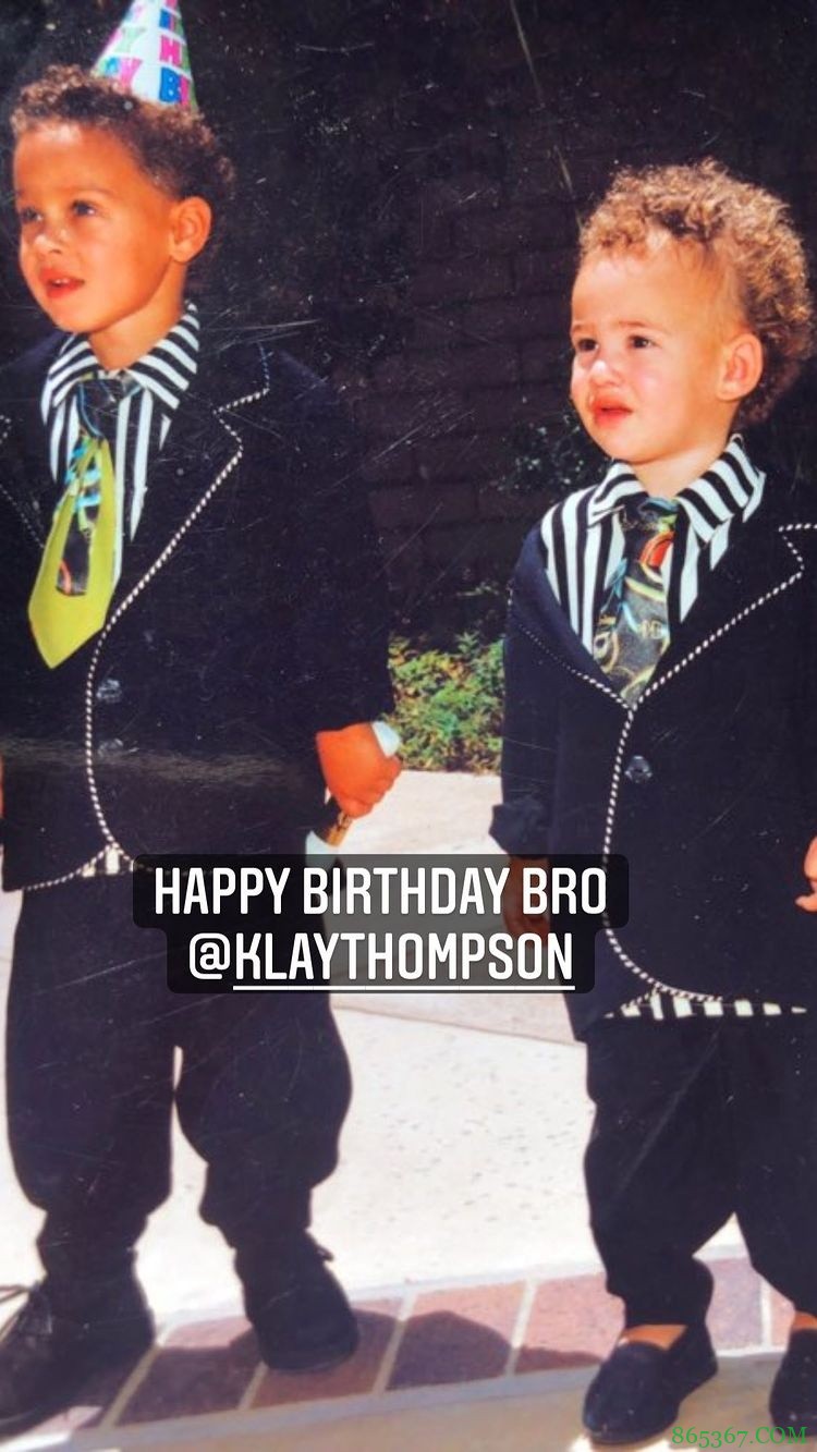 汤哥祝克莱生日快乐：哥会永远支持你