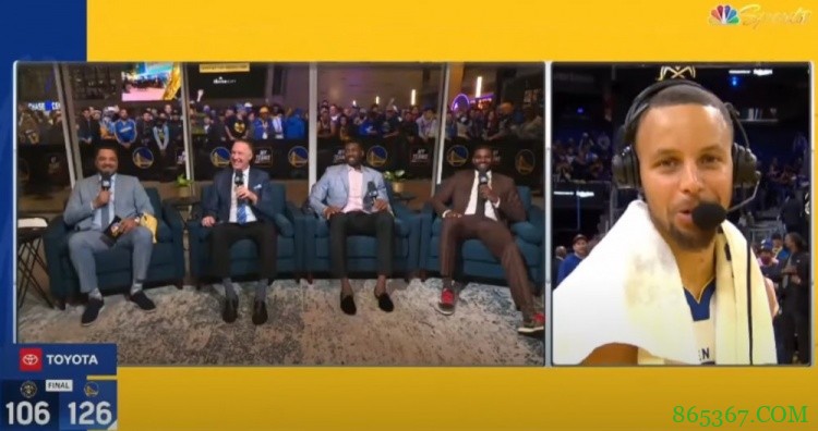 给勇士新五虎起个外号?库里:这个问题交给你们这些专家吧