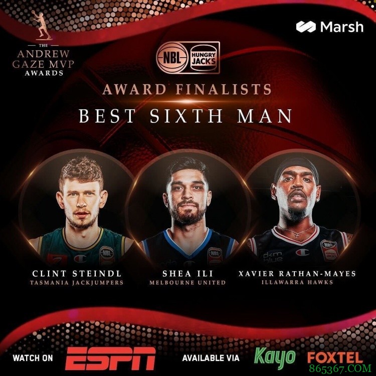 四大皆空！NBL本赛季各大奖项最终候选名单出炉 凤凰无一入选