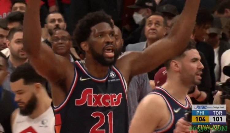 恩比德绝杀 76人完成17分逆转成为本季首支拿到赛点的球队