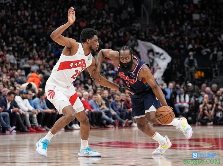 哈登13中7拿下19分6篮板10助攻 累计6犯被罚下无缘参与加时赛