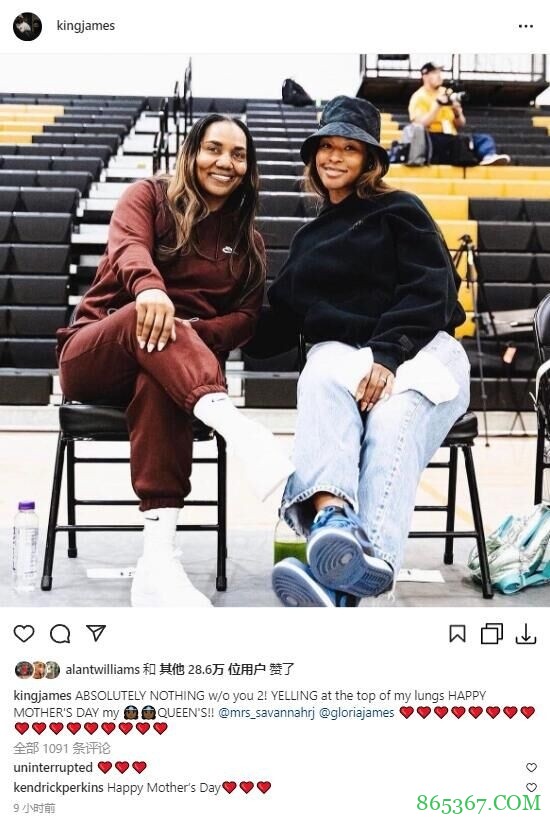 ❤️你们才是真的MVP!老詹KD唐斯等NBA球星晒母亲节祝福