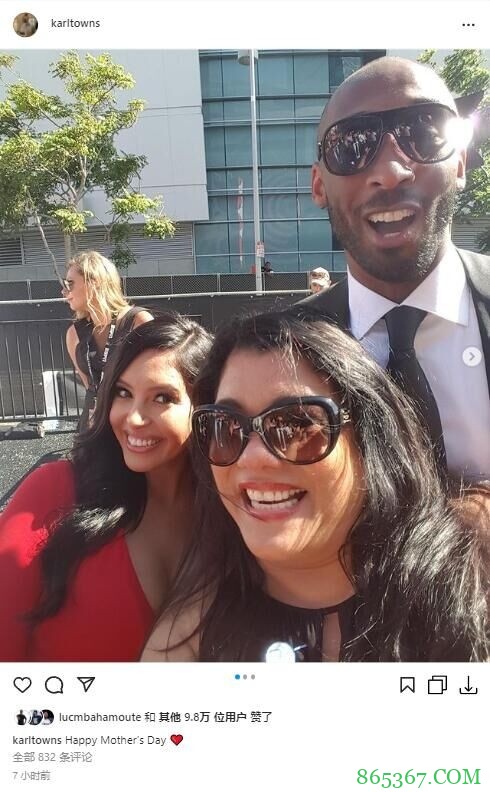 ❤️你们才是真的MVP!老詹KD唐斯等NBA球星晒母亲节祝福