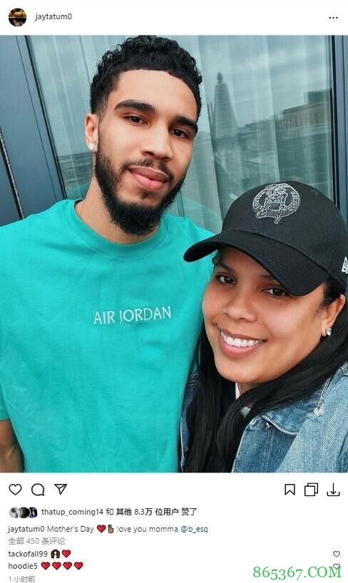 ❤️你们才是真的MVP!老詹KD唐斯等NBA球星晒母亲节祝福