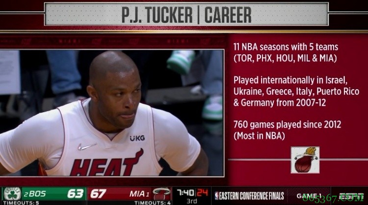 ?塔克履历:多年辗转海外联赛 11年NBA生涯760场比赛 同期最多